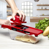 Vegetable Cutter with Steel ALL IN ONE Vegetable Slicer - Lazyviral Store