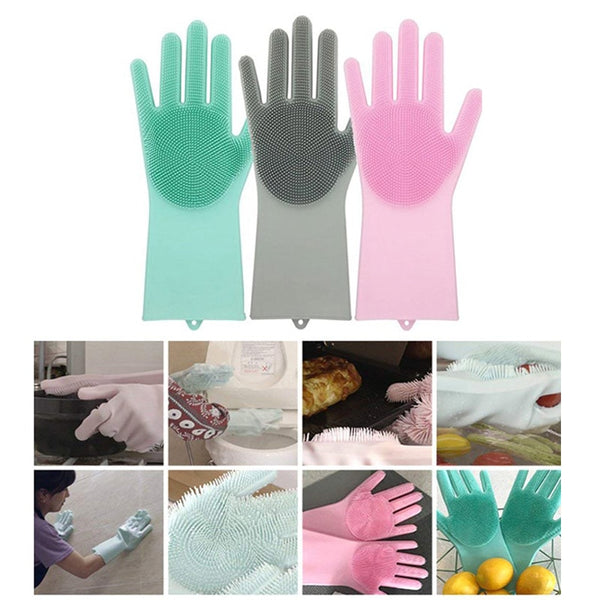 Multi-Purpose Silicone Magic Gloves (1 Pair / 2 Pair) - Lazyviral Store