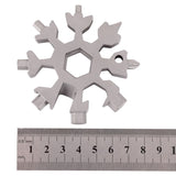 Amenitee 18-in-1 stainless steel snowflakes multi-tool - Lazyviral Store